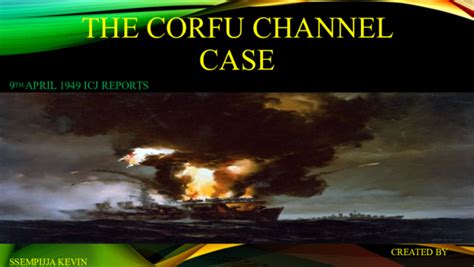 the corfu channel case summary.